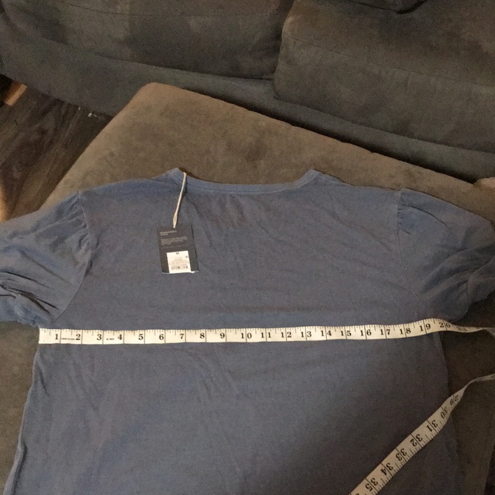 Puff Short Sleeve T-Shirt Universal Thread Blue - Picture 4 of 5